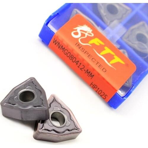 High quality WNMG080408 MM HP1025 CNC External blade lathe tools original carbide tool metal External Turning tool