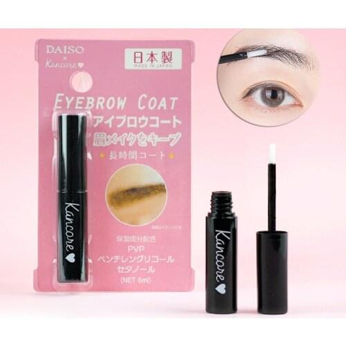 Upgraded Japan Daiso 6ml Eyebrow Coat Waterproof Enhancement Makeup Liquid
