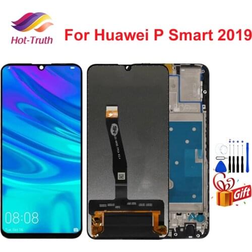 For Huawei P Smart 2019 POT-LX1 LX2J LX3 LCD Display Touch Screen Digitizer Assembly With Frame Repair Part