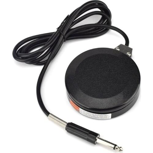 1PC Professional Round Tattoo Foot Pedal Switch with Cable for Tattoo Machine Power Supply