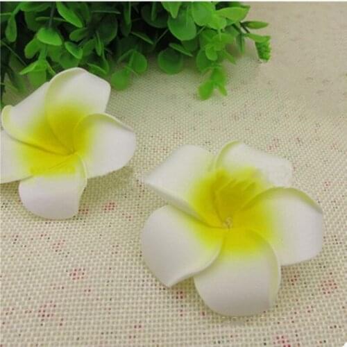 10pcs New 4cm Foam Hawaii Beach Flowers Wedding Party Box Decoration DIY Artificial Garland Supplies Holiday Decorations
