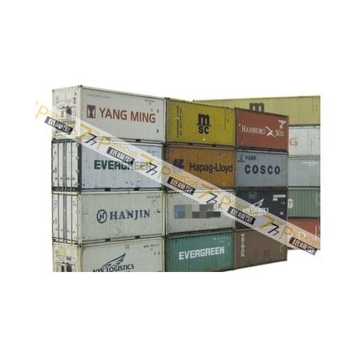 23pcs / lot 1:87 1:76 1: 150 Exquisite Model Train ho scale N scale OO scale DIY Scene Accessories Container Free Shipping