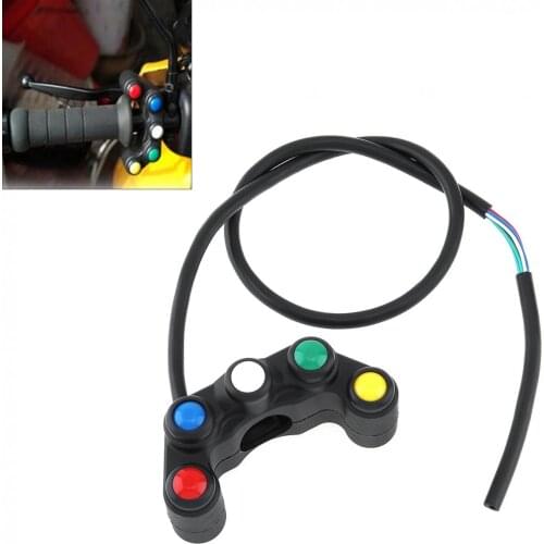 7/8'' 22MM Motorcycle Handlebar Control Switch 5 Button Array Handlebar Switches Assembly Handle Bar Switch Motorcycle switch