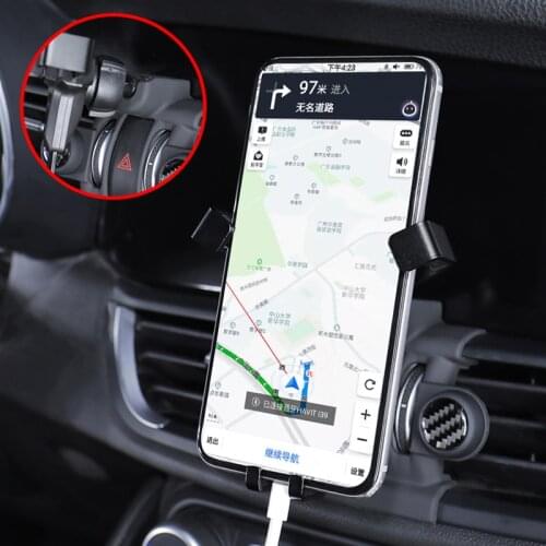 Car phone holder is suitable for Alfa Romeo giulia stelvio modified air outlet with aromatherapy phone holder
