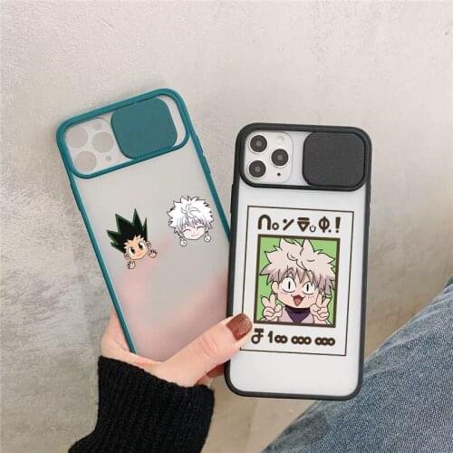 Cute Hunter X Hunter Shockproof Phone Case For iPhone 12 11 Pro XR X XS MAX SE20 7 8 6 Plus HXH Anime Clear Hard PC Cover Fundas