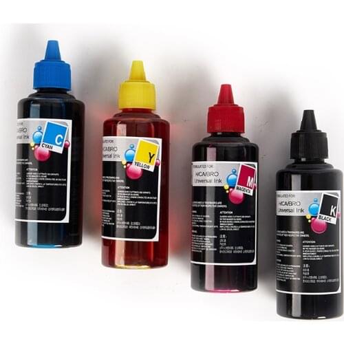 100ml Black Refilled Dye Universal Ink Kit Compatible for HP Canon Epson Brother refillable printers dye ink