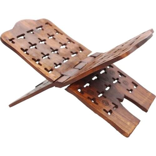 Wooden Kuran Quran Koran Holy Book Stand Holder Shelf Islam Eid Ramadan Mubarak