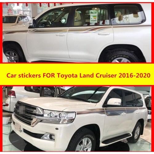 FOR Toyota Land Cruiser 2016-2020 car stickers sports decals on both sides of the body Land Cruiser modified stickers