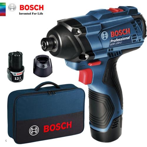 Bosch Electrical Impact Screwdriver GDR120-Li Power Tools Rechargeable Electric Screwdriver Hand Drill Bare Metal Impact Wrench