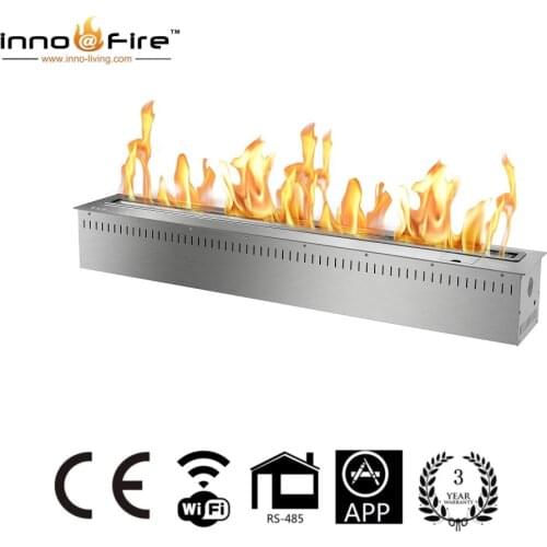 Inno living 72 inch electric fireplace with remote control bioethanol fire