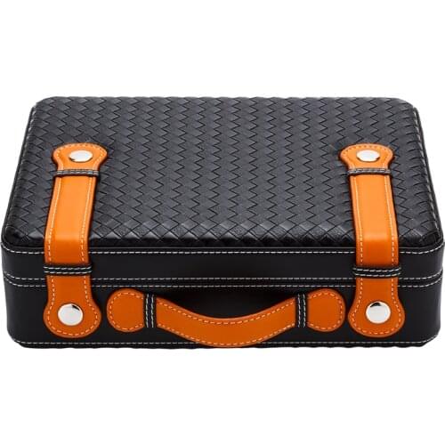 LUBINSKI High Quality Mat Tote Style Snow Pine Cigar Box Travel Portable Cigar Humidor Smoking Tool Cigar Smoking Tool Outdoor