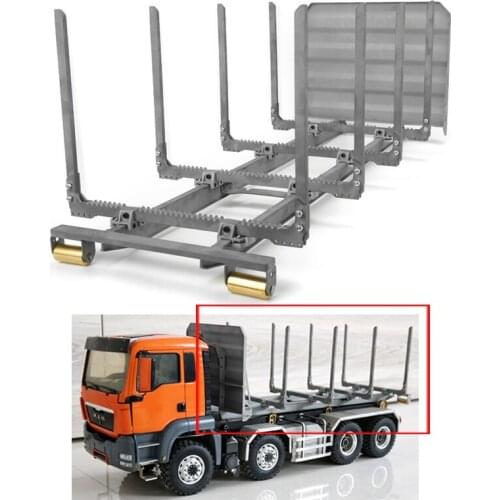 Metal 1/14 Trailer Luggage Carrier for LESU Roll On/Off Tipper MAN 8*8 RC Truck TH13438-SMT3