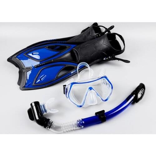 Snorkeling Equipment Diving Sanbao Fully Dry Breathing Tube Silicone Myopia Diving Mask Shallow Flippers Waterproof Suit
