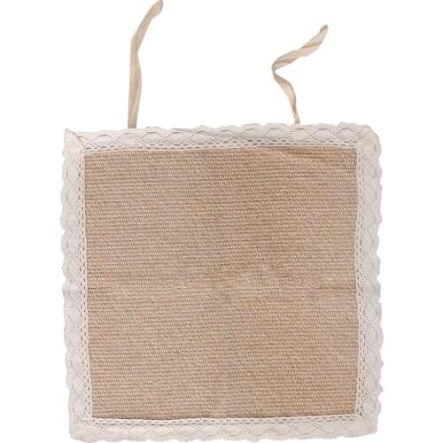 Pure Cotton Weave Furniture Chair Seat Pad Cover Protector for Dining Room Chairs Office Chairs 45x45cm