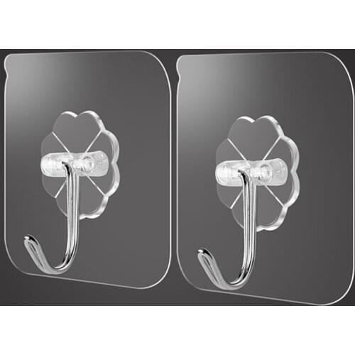 Transparent Strong Suction Hooks For Home Kitchen And Bathroom Cup Sucker Hanger Key Holder Storage Hangers