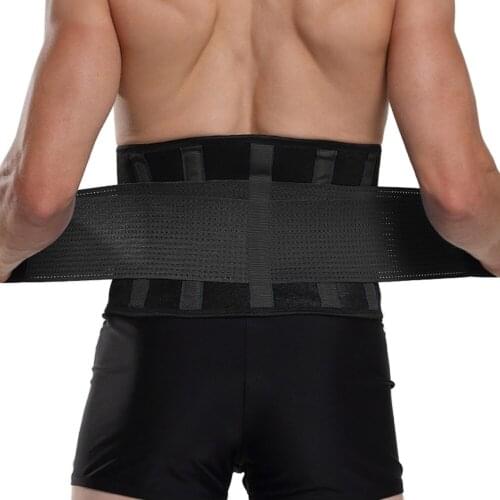 Women Men Adjustable Elastic Medical Waist Support Belt Neoprene Lumbar Back Brace Fitness Belt Waist Trainer Posture Corrector