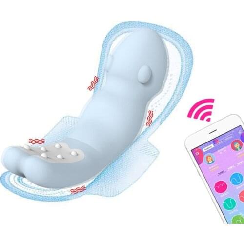 Smart APP Wearable Vibrating Massage Stick Female Masturbation Adult Sex Toys Clitoris Vagina Stimulator Squid Vibrator Sex Toy