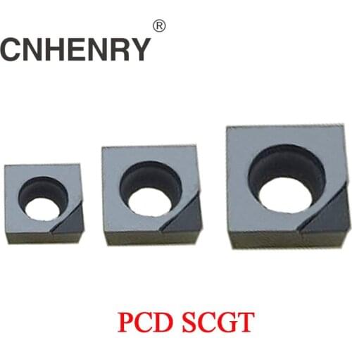 2 PCS PCD Turning Inserts SCGT09T302/304/308/ 120402/04/08 CNC PCD Diamond Inserts Milling Inserts For Lather Tools