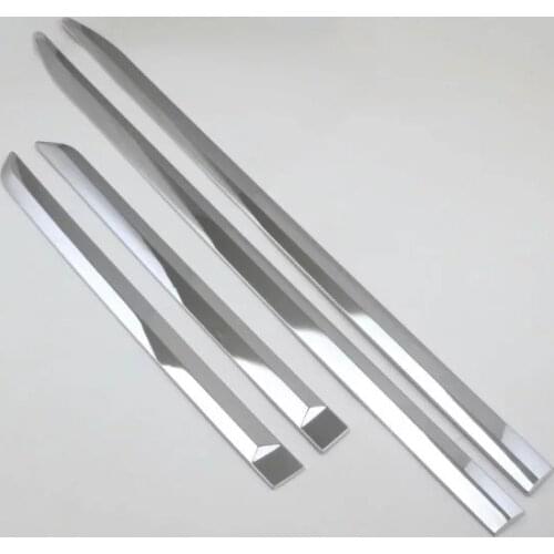 For Nissan Teana 2016 4PCS Stainless Steel Car Body Scratch Bar Trim Cover Car Styling Accessories