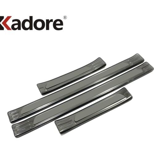 For Volkswagen For VW Golf MK8 Pro R 2021 2022 Stainless Steel Outer Door Sill Scuff Plate Cover Trim Car Accessories 4pcs