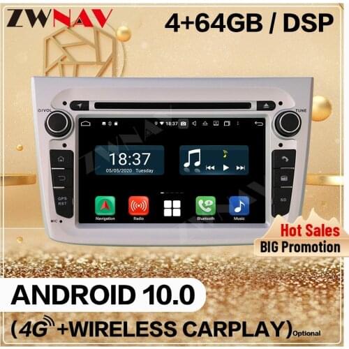 4+128G For Alfa Romeo Android 10.0 DSP Screen Car Multimedia Player Video Audio Radio GPS Navigation Wifi Head Unit Auto Stereo