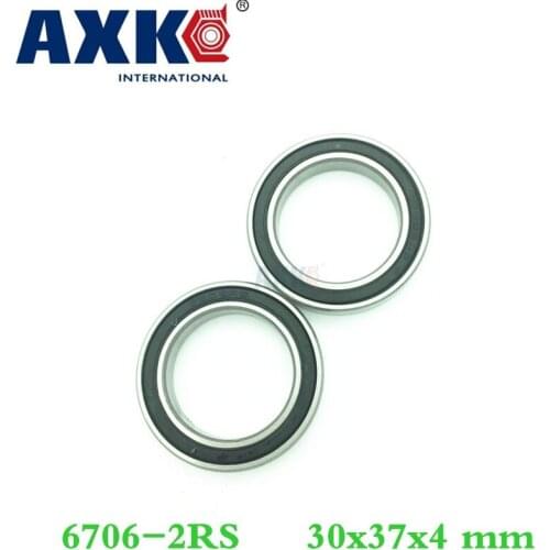 Axk (1pcs) The High Quality Of Ultra-thin Deep Groove Ball Bearing 6706-2rs 30*37*4 Mm
