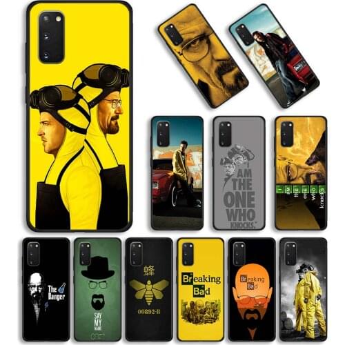 Phone Case for Samsung Galaxy S20 FE S21 Ultra 5G S8 S9 S10 S20 Plus S10e TPU Coque Black Cover Breaking Bad