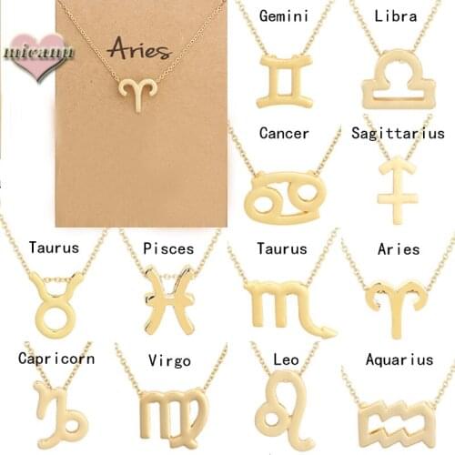 Collier Zodiac Trend A Girl Store Choker Vintage Perfumes Mujer Originales Mass Effect Birthday Gift Cheap Items With Free Shi