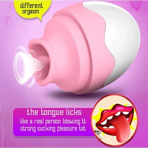 Mini Oral Clitoris Sucking Stimulator Tongue Vibrator Nipple Sucker Breast Massager Egg size Vibrators Protable Sex Toys