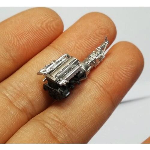 1/64 Scale 2JZ Super Bull Devil Automobile Engine Engine Simulation Resin Model Exquisite Collection Childrens Toy Scene Layout