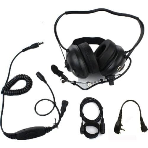 Heavey Duty Walkie Talkie Noise Cancelling Headset For Vertex VX231