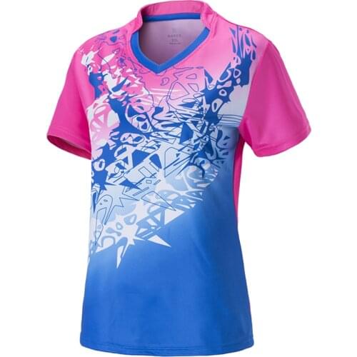 Women men couple short sleeve badminton shirt tennis shirts golf table tennis t-shirt jerseys uniforms running sport clothing