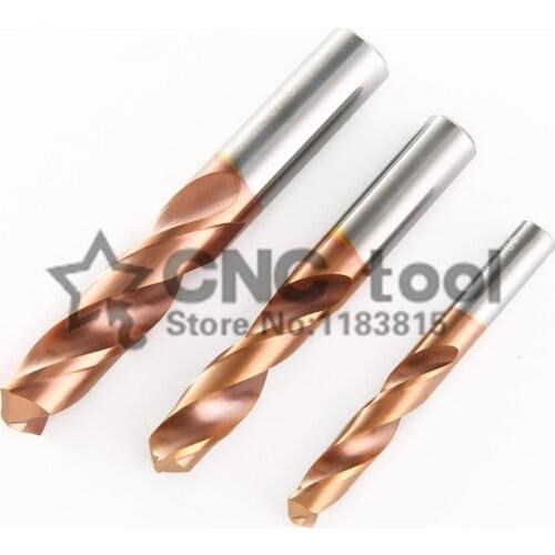 Coating Carbide Alloy Drill Tungsten Steel Super Hard Stainless Twist Bit Straight Handle Solid Monolithic Drill 2/3/4/5/6/7/8/9