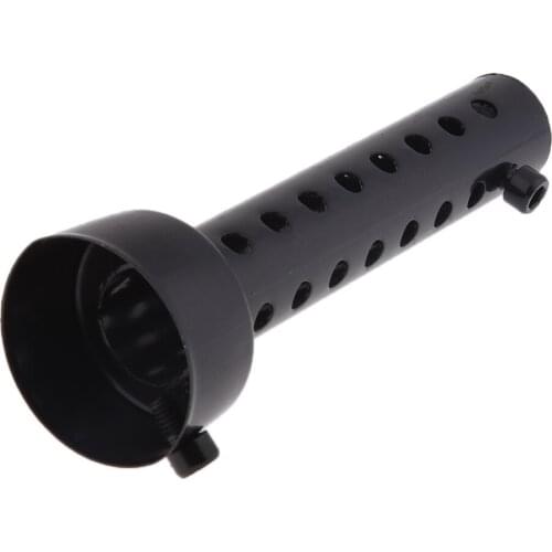Universal Motorcycle Muffler Silencer 145mm 5.7 inch Long (for Round Mufflers Pipes 45mm/1.7inch) - Black