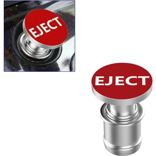 Universal Sports Red "Eject" Push Button Car Cigarette Lighter Plug Cover