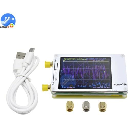 NanoVNA Vector Network Analyser LCD Digital Display 50KHz-900MHz Professional Shortwave MF HF VHF UHF Antenna Analyzer