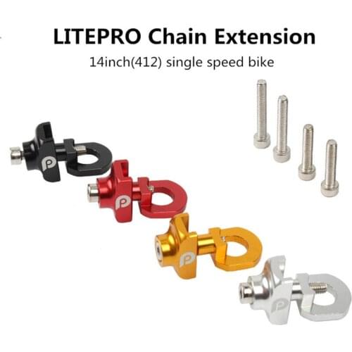 Litepro LP Bicycle Chains Extend 14inch Folding Bike Bicycle Single Speed Chain Extension Zipper