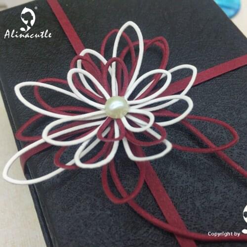 METAL CUTTING DIES cut 6pc bow bowknot tie flower leaf punch scrapbook PAPER CRAFTcard album gift ribbon present art cutter