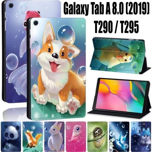 For Samsung Galaxy Tab A T290/T295 (2019) 8.0 Inch Tablet Case Stand Protective Case + Free Stylus