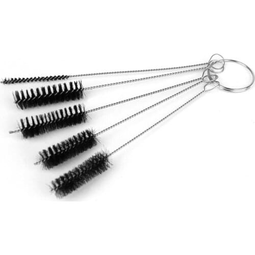 5 Pieces Wire Tattoo Machine Nozzle Pipe Cleaner Brushes Set for Jewelry Bottle