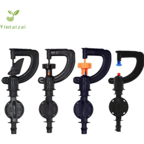50pcs Automatic Irrigation Sprayer Garden Gardening Micro Sprinkler Equipment Greenhouse Rotating Atomization Nozzle Irrigation