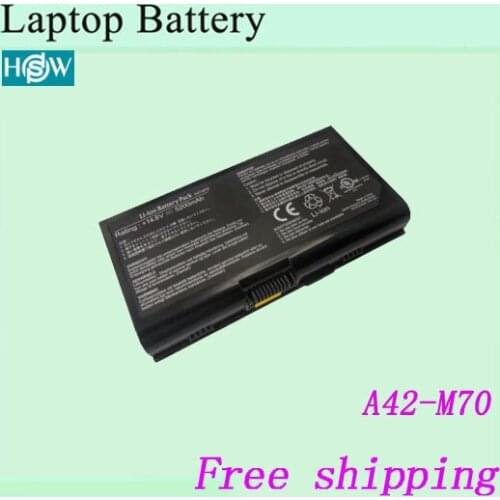 8cells Laptop battery For ASUS F70 F70S F70SL G71 G71G G71GX G71V G71VG G72 G72G G72GX G72V batteries