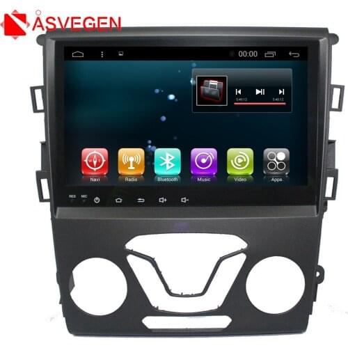 Asvegen Android 7.1 Quad Core 10.2'' Car DVD Player GPS Navigation Bluetooth Audio Stereo Multimedia Player For Ford Mondeo 2013