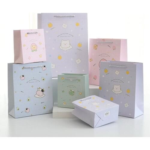 AVEBIEN Creative Fun Cute Cartoon Animal Birthday Party Gift Bag Children Exquisite Portable Stationery Jewelry Packaging Bag