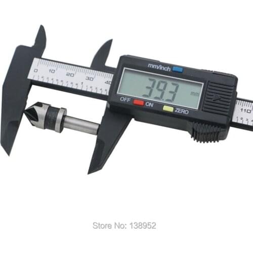 150MM 6inch Carbon Fiber Digital Vernier Caliper Gauge Measuring Tools 0-150mm Electronic Digital Caliper Micrometer