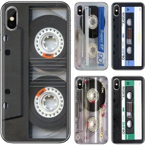 For LG G2 G3 G4 Mini G5 G6 G7 Q6 Q7 Q8 Q9 V10 V20 V30 X Power 2 3 Spirit Soft Skin Cover Retro Side Old Style 3310 Tape Cassette