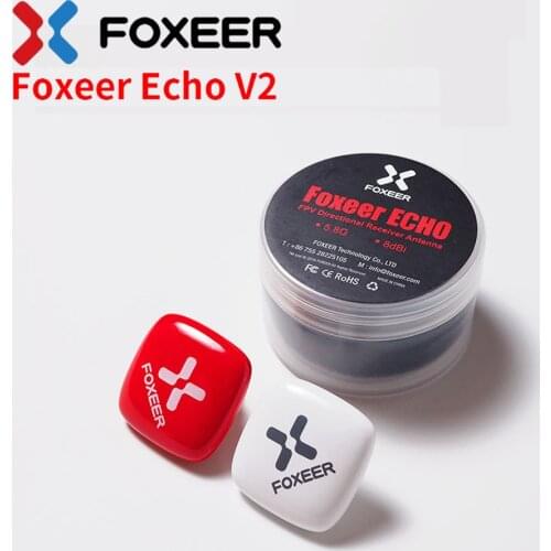Foxeer Echo 2 FPV Directional Rceiver Patch Antenna 9dBi 5.8GHz LHCP/RHCP Connectors For RC Drone Multirotor Quadcopter