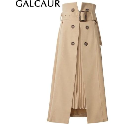 Женские плиссированные юбки GALCAUR China At AliExpress