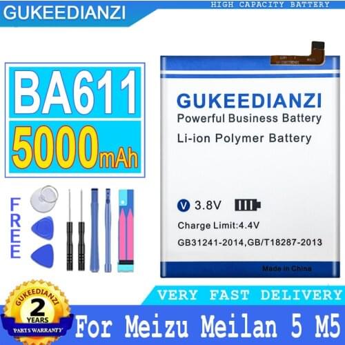 GUKEEDIANZI Meizu M5 Phone Batteries