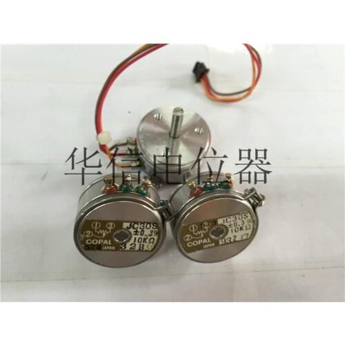 Used Japan COPAL JC30S 10K conductive plastic potentiometer angle sensor switch